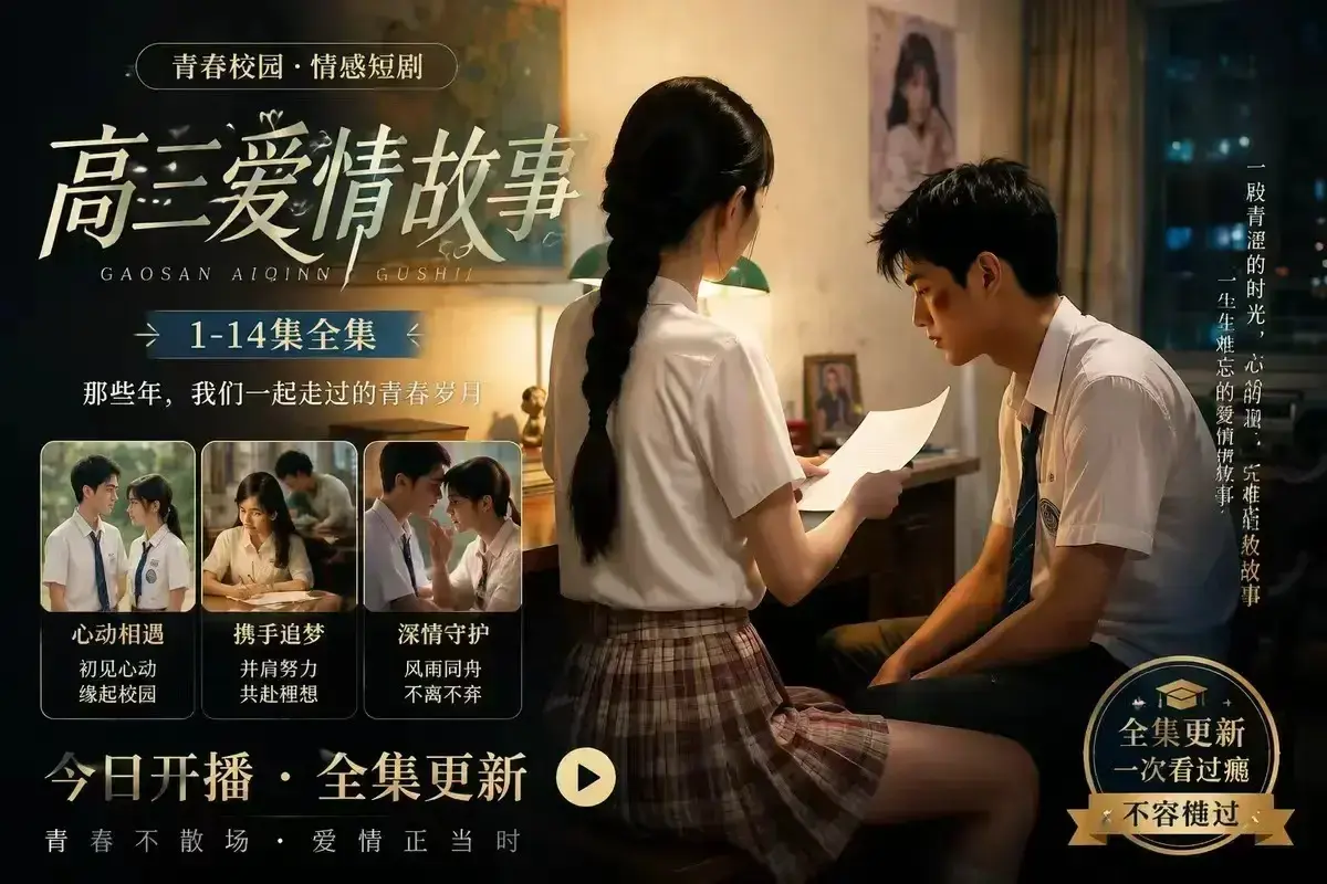 AI校园短剧《B中爱情故事》未删减完整版 - 误会篇百度网盘在线秒存 - 高清观看每集都戳心